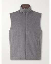 Herno - Wool And Cashmere-Blend Vest - Lyst