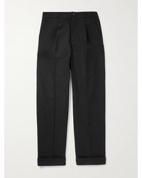 Umit Benan - Carpenter Straight-leg Cotton-blend Trousers - Lyst