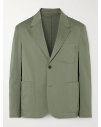 dunhill - Stretch Cotton And Silk-Blend Suit Jacket - Lyst