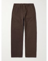 Remi Relief - Straight-leg Cotton-twill Trousers - Lyst