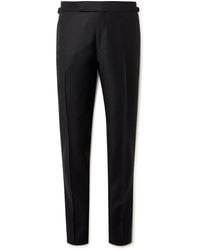 Tom Ford - Shelton Slim-Fit Wool And Mohair-Blend Trousers - Lyst