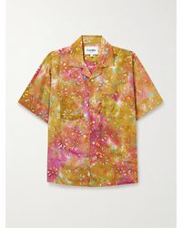 Corridor NYC - Tiger Lily Camp-collar Printed Lyocell Shirt - Lyst