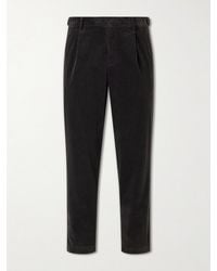 Barena - Straight-Leg Pleated Courduroy Trousers - Lyst