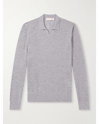 Orlebar Brown - Bresson Cashmere Polo Shirt - Lyst