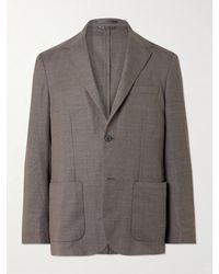 Sunspel - Textured Wool-Blend Suit Jacket - Lyst