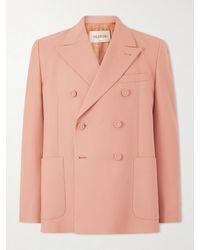 Valentino Garavani - Single-Breasted Wool-Nattè Blazer - Lyst