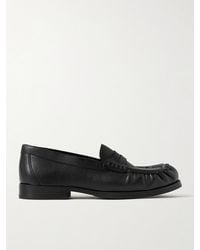 VINNY'S - Ogee Full-Grain Leather Penny Loafers - Lyst