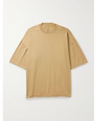 Rick Owens - Tommy T-Shirt aus Baumwoll-Jersey in Stückfärbung - Lyst