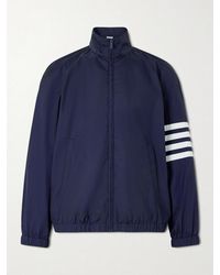 Thom Browne - Striped Ripstop Track Jacket - Lyst
