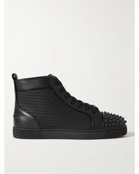 Christian Louboutin - Lou Spikes Orlato High-top Sneakers - Lyst