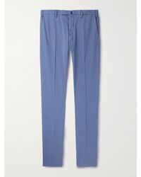 Slowear - Venezia 1951 Slim-Fit Stretch-Cotton Twill Trousers - Lyst