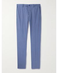 Incotex - Venezia 1951 schmal geschnittene Hose aus Stretch-Baumwoll-Twill - Lyst