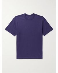 Nike - T-shirt in jersey di cotone con logo ricamato Sportswear Premium Essentials - Lyst