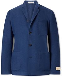 Massimo Alba - Bali Virgin Wool, Silk And Cashmere-Blend Blazer - Lyst