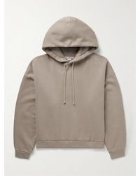Acne Studios - Fester H Logo-Appliquéd Cotton-Jersey Hoodie - Lyst