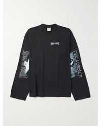 Vetements - Oversized Logo-Print Cotton-Jersey T-Shirt - Lyst