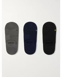 MR P. - Three-Pack No-Show Stretch-Knit Socks - Lyst