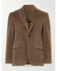 Canali - Kei Slim-Fit Cotton-Blend Corduroy Suit Jacket - Lyst
