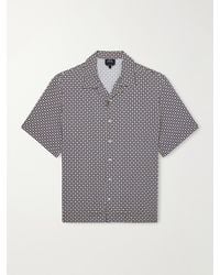 A.P.C. - Bennet Printed Crepe De Chine Shirt - Lyst