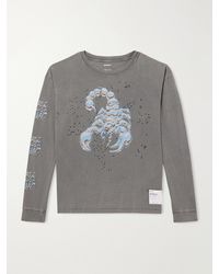 Satisfy - Logo-Print Distressed Mothtech Cotton-Jersey T-Shirt - Lyst