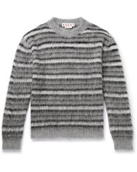 Marni - Mohair Stripe Knit Jumper - Lyst