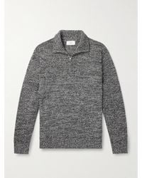 MR P. - Wool And Cashmere-blend Half-zip Sweater - Lyst