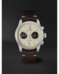 Bremont - Alt1-c Automatic Chronograph 43mm Stainless Steel And Leather Watch - Lyst