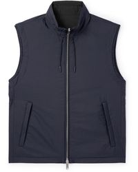 Zegna - Reversible Micro-ripstop And Microfibre Gilet - Lyst
