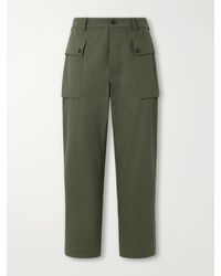 Ghiaia - Webster Tapered Cotton-Blend Twill Cargo Trousers - Lyst