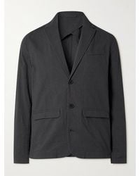 Folk - Assembly Unstructured Crinkled-cotton Suit Jacket - Lyst