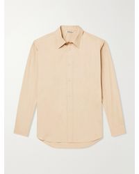 AURALEE - Finx Cotton-Poplin Shirt - Lyst