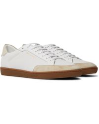 saint laurent perforated leather sneakers