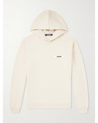 Jacquemus - Logo-Appliquéd Cotton-Jersey Hoodie - Lyst