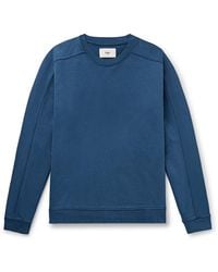 Folk - Prism Garment-Dyed Cotton-Jersey Sweatshirt - Lyst