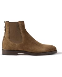 Zegna - Torino Suede Chelsea Boots - Lyst