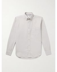 Eleventy - Hemd aus Baumwoll-Oxford mit Button-Down-Kragen - Lyst