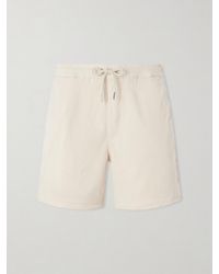 NN07 - Gregor Straight-Leg Tencel Lyocell And Lenzing Ecovero-Blend Twill Drawstring Shorts - Lyst