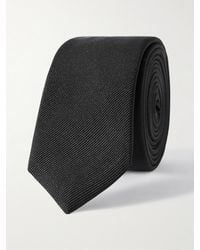 Saint Laurent - 5Cm Silk-Twill Tie - Lyst
