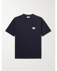 NN07 - Adam App 3209 Logo-Appliquéd Pima Cotton-Jersey T-Shirt - Lyst
