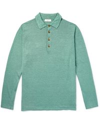 Richard James - Linen Polo Shirt - Lyst