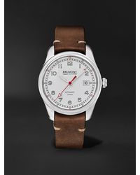 Bremont - Airco Mach 1 White Automatic 40mm Stainless Steel And Leather Watch - Lyst