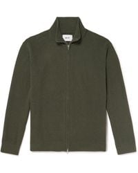 NN07 - Danny 6429 Ribbed Bouclé Zip-Up Cardigan - Lyst