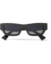 Gucci - Rectangular-Frame Acetate Sunglasses - Lyst