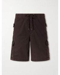 James Perse - Straight-leg Stretch Cotton-poplin Shorts - Lyst