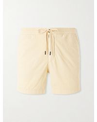 Slowear - Straight-Leg Cotton-Corduroy Drawstring Shorts - Lyst