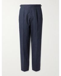 Orlebar Brown - Carsyn Tapered Linen Trousers - Lyst