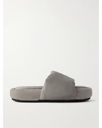 Rick Owens - Chancla Padded Denim Sandals - Lyst