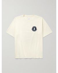 Rhude - Logo-print Cotton-jersey T-shirt - Lyst