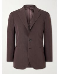 J. Mueser - Cotton And Linen-blend Suit Jacket - Lyst