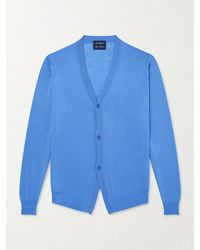 John Smedley - Bill Nighy Merino Wool Cardigan - Lyst